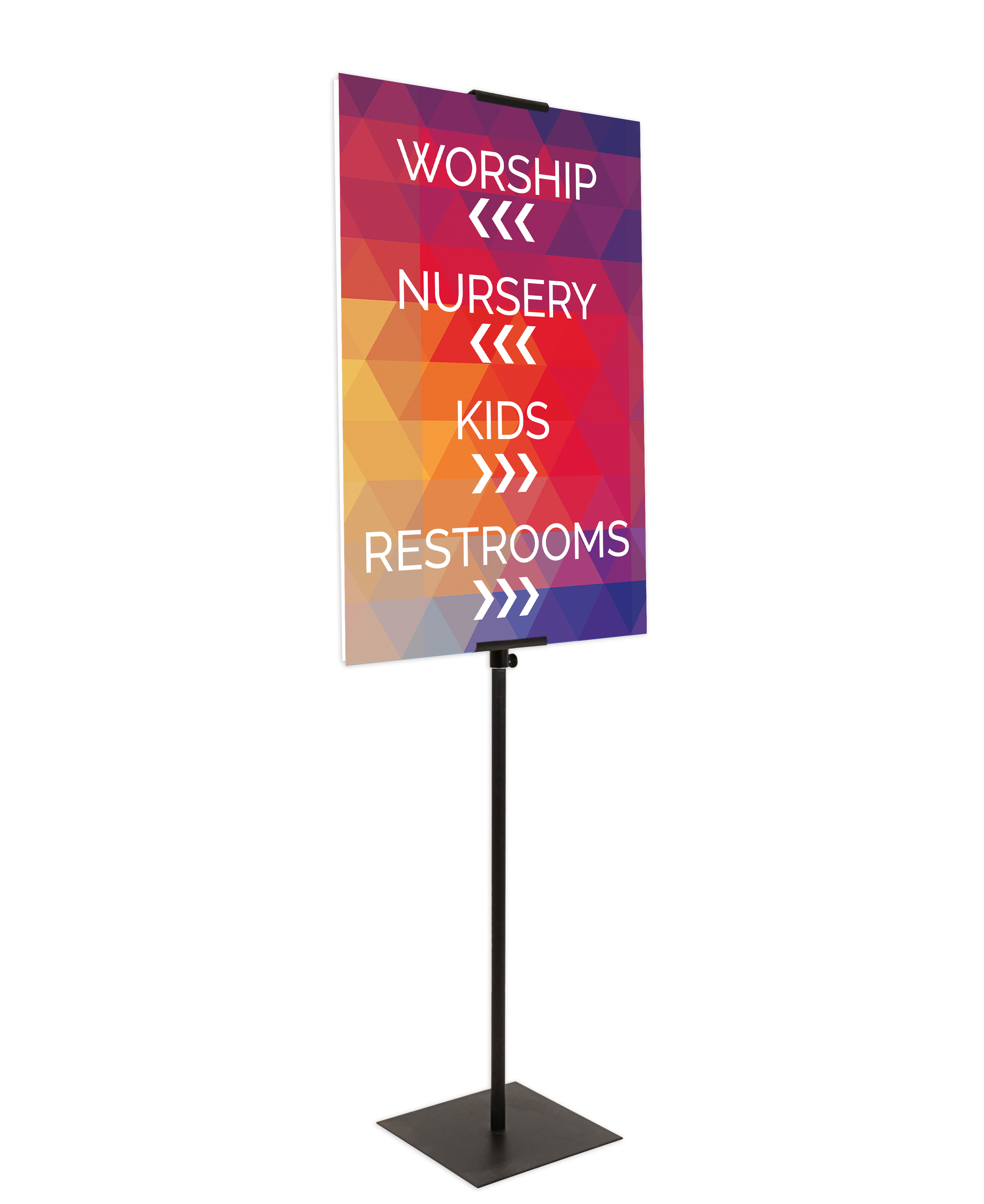 Rigid Signs, Directional, General Blue Directional, 34.5 x 34.5 11