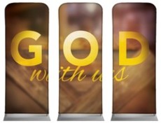 God With Us Manger Triptych 