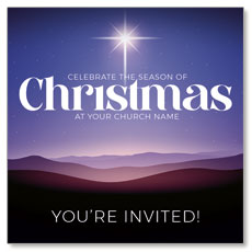 Advent Celebrate the Season Invite 